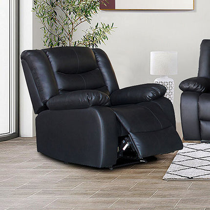 Fantasy Recliner Pu Leather 1R Black.