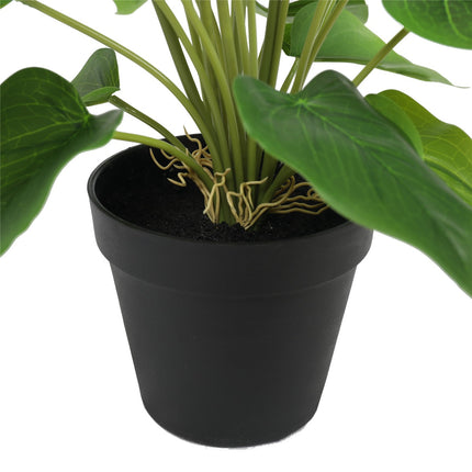 Artificial Flowering White Peace Lily / Calla Lily Plant 50cm.