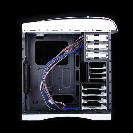 Huntkey MVP Pro  Gaming computer chassis - Blue (No PSU Included, NO FAN Included).