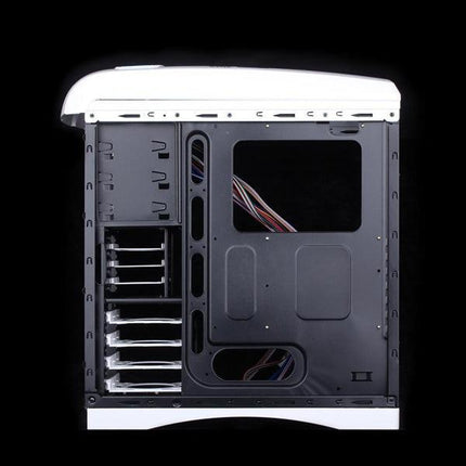 Huntkey MVP Pro  Gaming computer chassis - Blue (No PSU Included, NO FAN Included).
