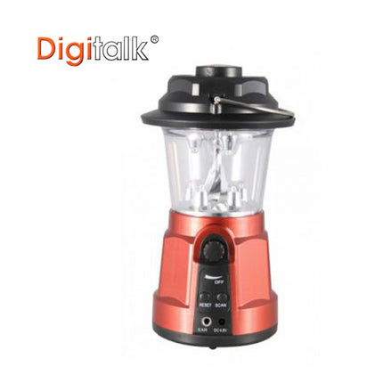 Portable Dynamo LED Lantern Radio with Built-In Compass.