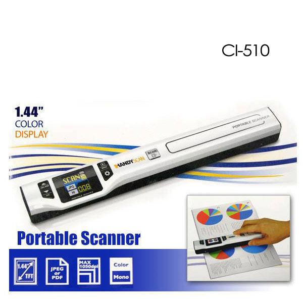 Digitalk Portable Handheld A4 1050dpi Photo & Document Scanner (CI-510).