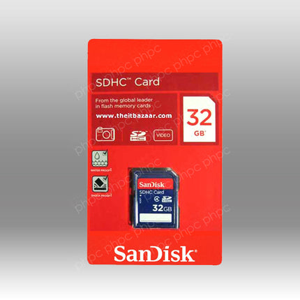 SANDISK SDHC SDB 32GB CLASS 4.