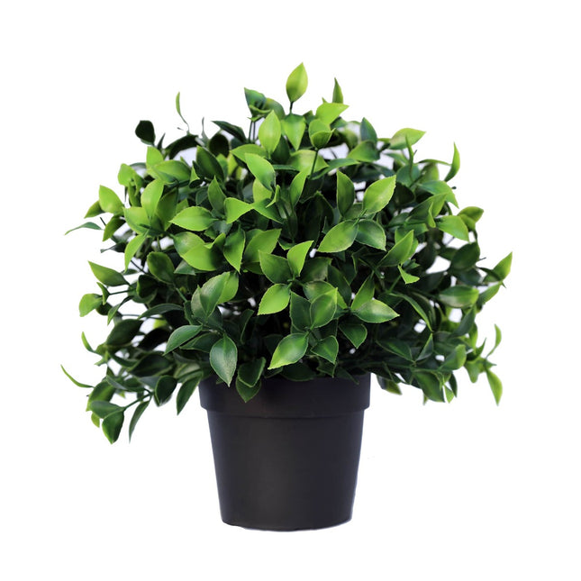 Small Potted Artificial Jasmine Plant UV Resistant 20cm.
