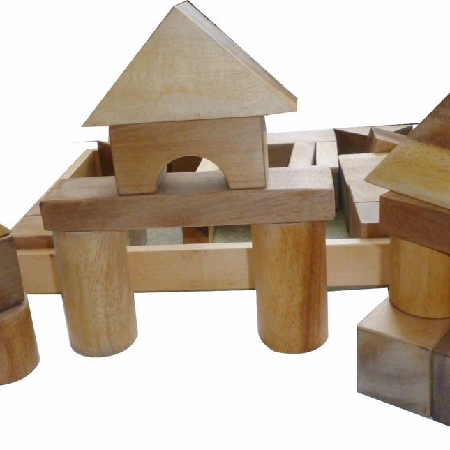 NATURAL WOOD BLOCKS 34 PCS.