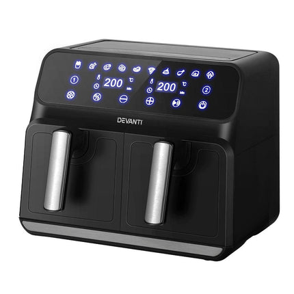 Devanti Air Fryer 8L Dual Zone Fryers.