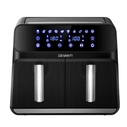 Devanti Air Fryer 8L Dual Zone Fryers.