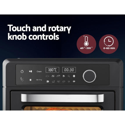 Devanti Air Fryer 20L LCD Fryers Oven.
