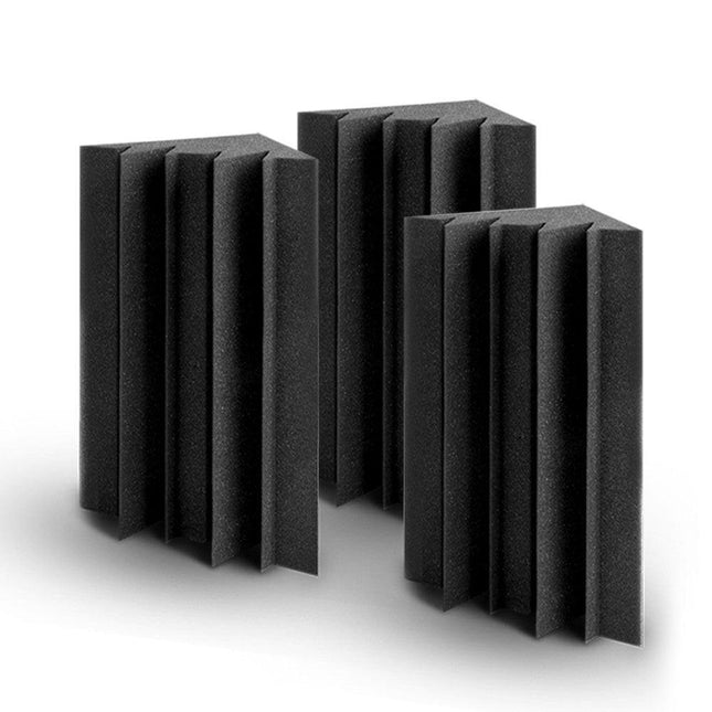 Alpha Acoustic Foam 20pcs Corner Bass Trap Sound Absorption Proofing Treatment.