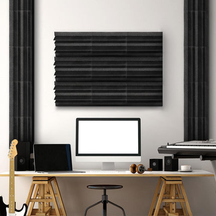 Alpha Acoustic Foam 40pcs Corner Bass Trap Sound Absorption Proofing Treatment.
