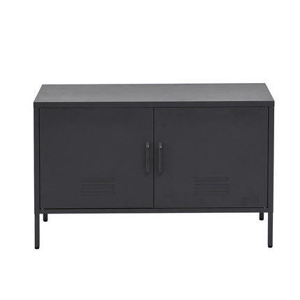Artiss Buffet Sideboard Metal Cabinet - BASE Charcoal.