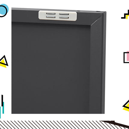 Artiss Buffet Sideboard Metal Cabinet - BASE Charcoal.