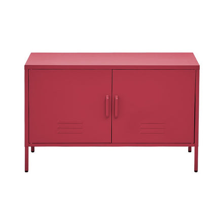 Artiss Buffet Sideboard Metal Cabinet - BASE Pink.