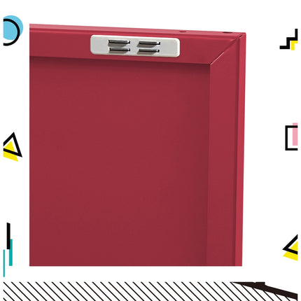 Artiss Buffet Sideboard Metal Cabinet - BASE Pink.