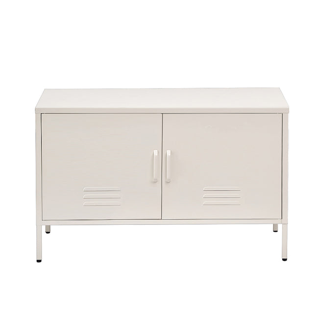 Artiss Buffet Sideboard Metal Cabinet - BASE White.