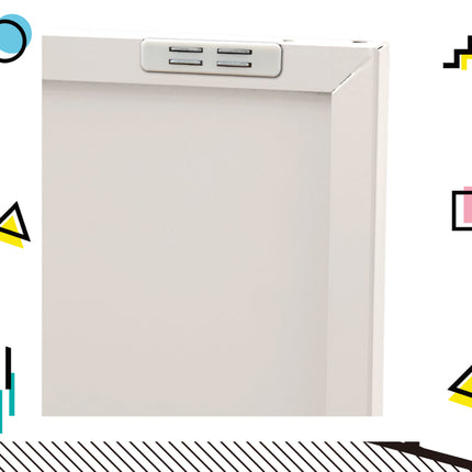Artiss Buffet Sideboard Metal Cabinet - BASE White.