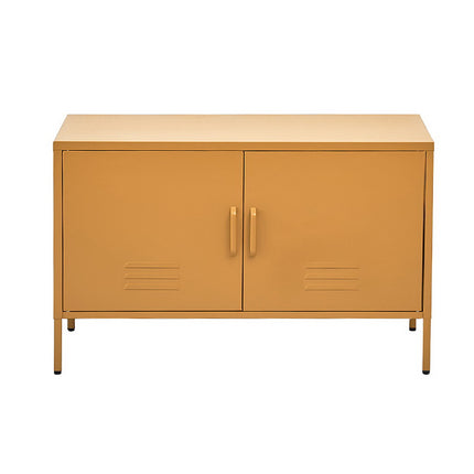 Artiss Buffet Sideboard Metal Cabinet - BASE Yellow.