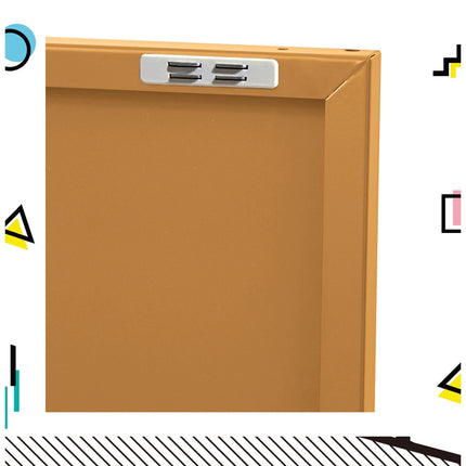 Artiss Buffet Sideboard Metal Cabinet - BASE Yellow.