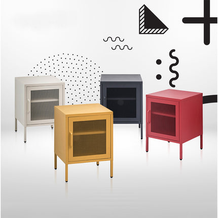 Artiss Buffet Sideboard Metal Cabinet - SWEETHEART Yellow.