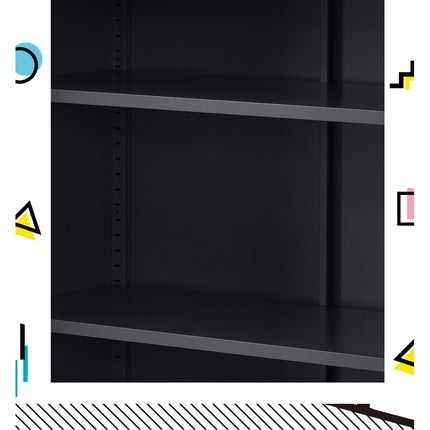 Artiss Buffet Sideboard Metal Cabinet - SWEETHEART Charcoal.