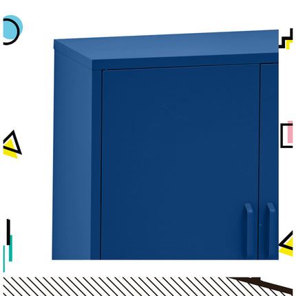 Artiss Buffet Sideboard Metal Cabinet - SWEETHEART Blue.