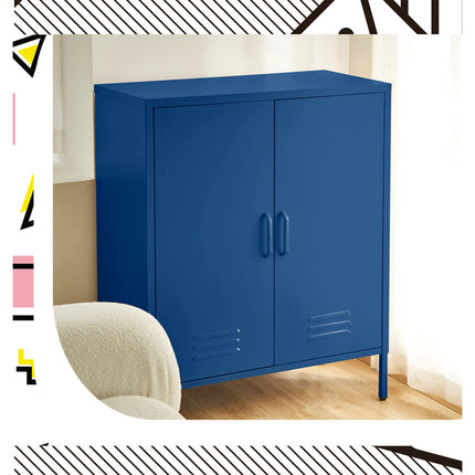 Artiss Buffet Sideboard Metal Cabinet - SWEETHEART Blue.