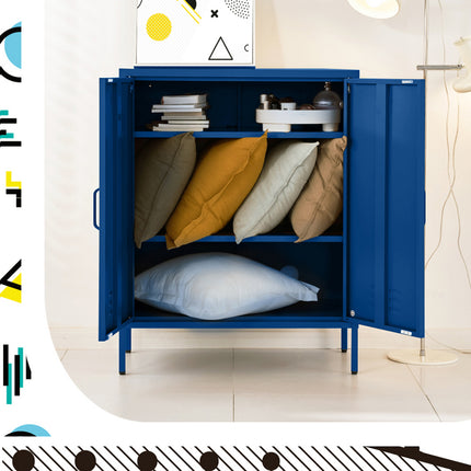 Artiss Buffet Sideboard Metal Cabinet - SWEETHEART Blue.