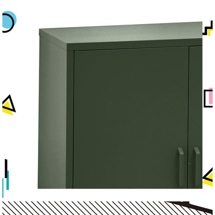 Artiss Buffet Sideboard Metal Cabinet - SWEETHEART Green.