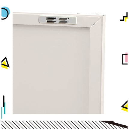 Artiss Buffet Sideboard Metal Cabinet - SWEETHEART White.