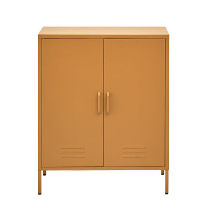 Artiss Buffet Sideboard Metal Cabinet - SWEETHEART Yellow.