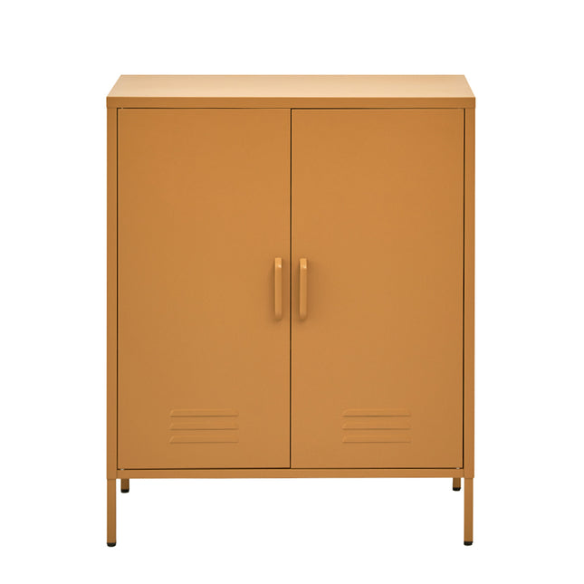 Artiss Buffet Sideboard Metal Cabinet - SWEETHEART Yellow.