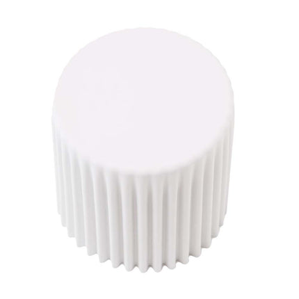 Artiss 2x Bar Stools Cupcake Plastic Foot Stool White.