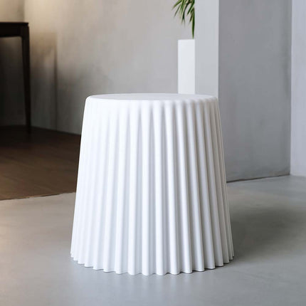 Artiss 2x Bar Stools Cupcake Plastic Foot Stool White.