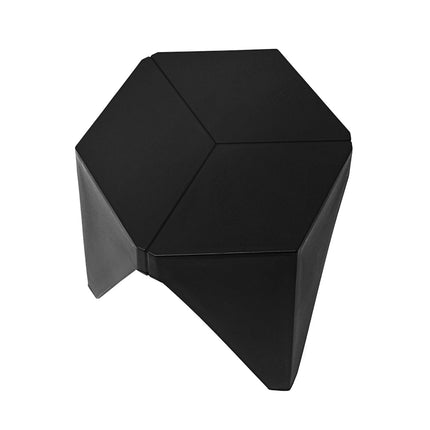 Artiss 4PC Puzzle Stool Plastic Bar Stools Stackable Black.