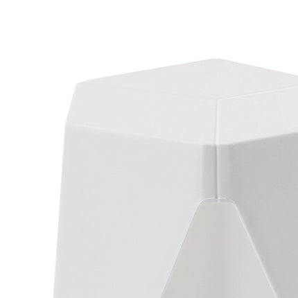 Artiss 2x Bar Stools Puzzle Plastic Foot Stool White.