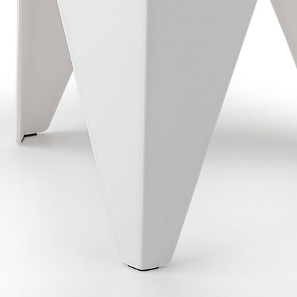 Artiss 4PC Puzzle Stool Bar Stools Stackable White.