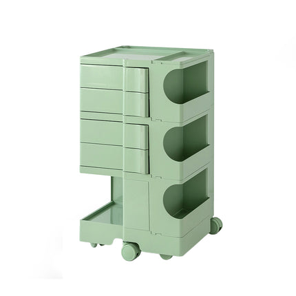 Artiss Storage Trolley Bedside Table 5 Tier Cart Boby Replica Green.