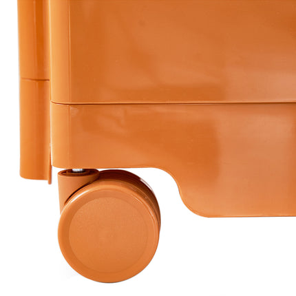 Artiss Storage Trolley Bedside Table 5 Tier Cart Boby Replica Orange.