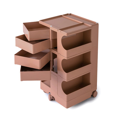 ArtissIn Storage Trolley Bedside Table 5 Tier Cart Boby Replica Pink.