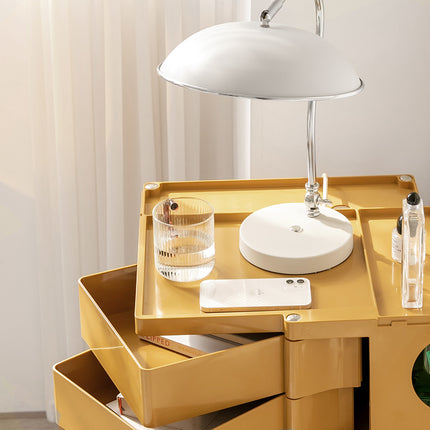 ArtissIn Storage Trolley Bedside Table 5 Tier Cart Boby Replica Yellow.
