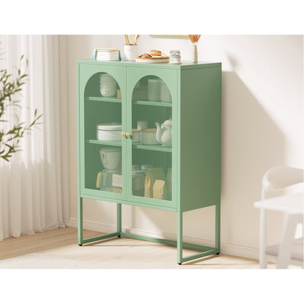Artiss Buffet Sideboard Metal Cabinet - ELMA Green.