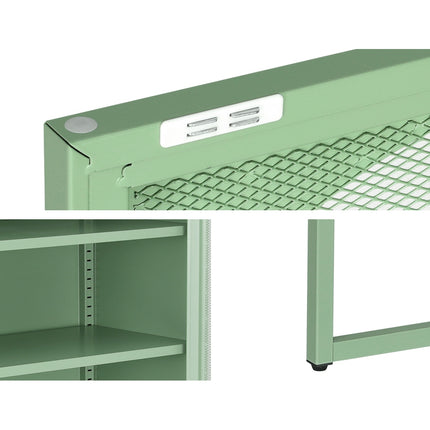 Artiss Buffet Sideboard Metal Cabinet - ELMA Green.