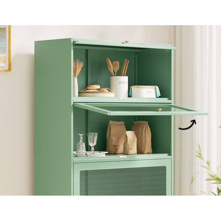 Artiss Buffet Sideboard Metal Cabinet - ELIA Green.