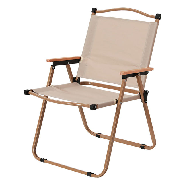 Gardeon Outdoor Camping Chairs Portable Folding Beach Chair Patio Furniture.