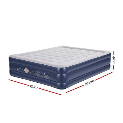 Weisshorn Air Mattress Queen Inflatable Bed 46cm Air bed Cube.