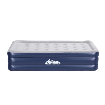 Weisshorn Air Mattress Single Inflatable Bed 46cm Air bed Cube.