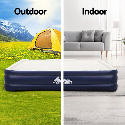 Weisshorn Air Mattress Double Inflatable Bed 46cm Air bed.