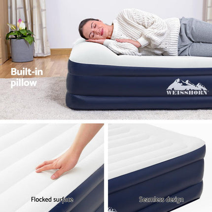 Weisshorn Air Mattress Double Inflatable Bed 46cm Air bed.