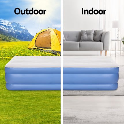 Weisshorn Air Mattress Queen Inflatable Bed 46cm Air bed.