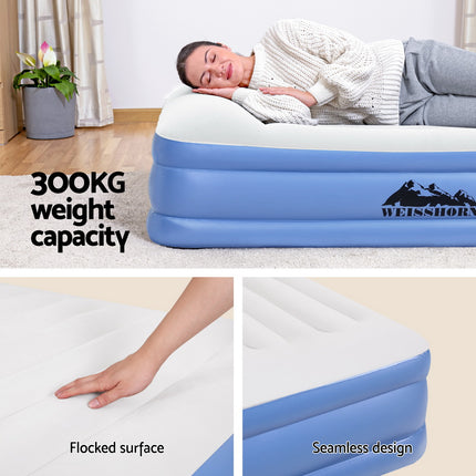 Weisshorn Air Mattress Queen Inflatable Bed 46cm Air bed.
